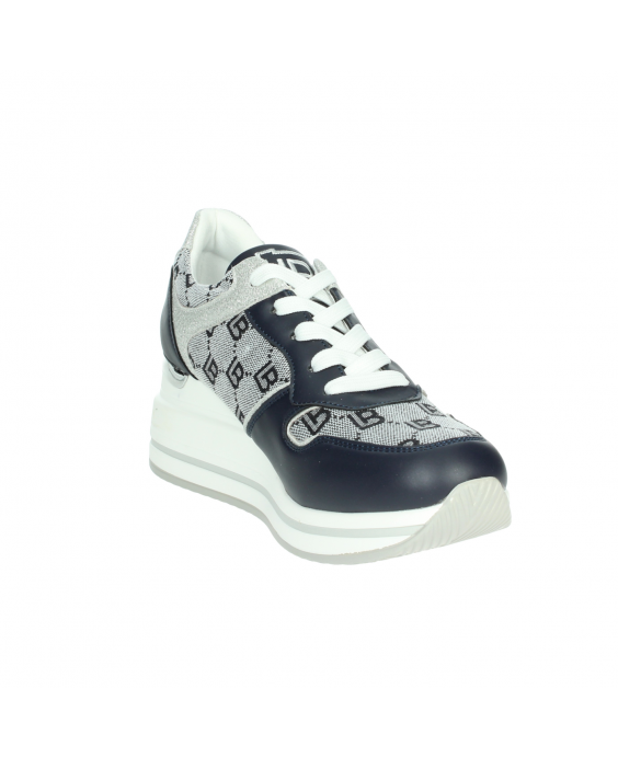 LAURA BIAGIOTTI Sneakers con zeppa Donna Blu navy 8427