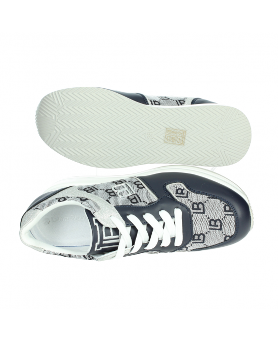 LAURA BIAGIOTTI Sneakers con zeppa Donna Blu navy 8427