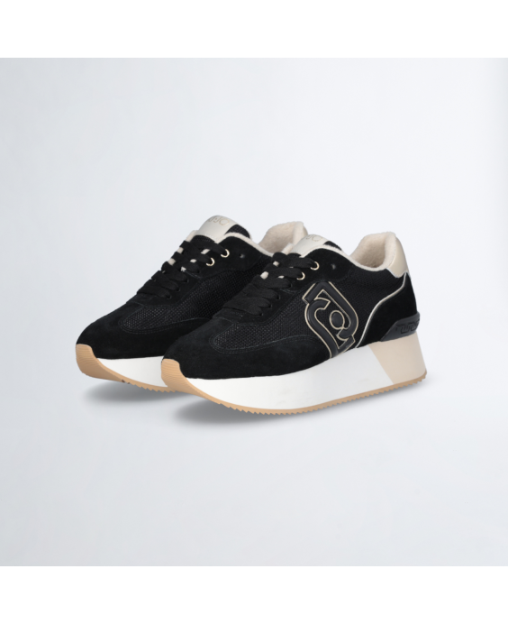 LIU JO Sneakers Dreamy 02 Donna Nero Oro BA4081PX031 - S1189