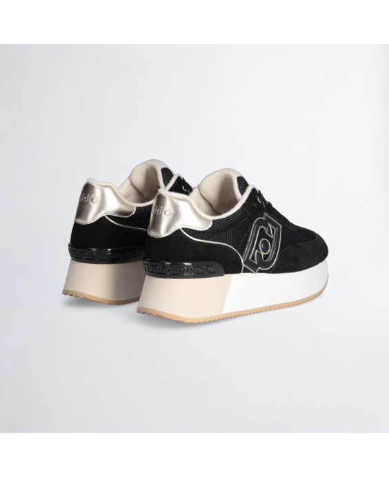 LIU JO Sneakers Dreamy 02 Donna Nero Oro BA4081PX031 - S1189