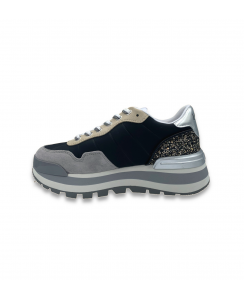 LIU JO Sneakers Amazing 01 Donna Nero Grigio BF2125PX078 - S1186