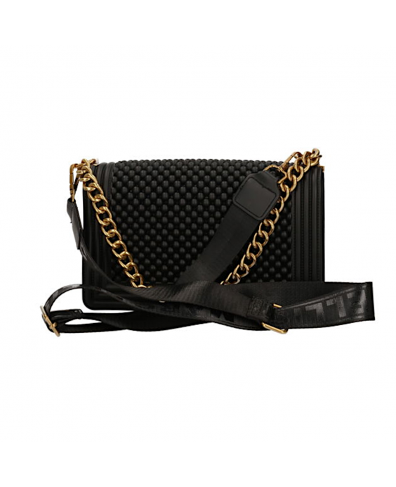 MARC ELLIS Borsa a tracolla Flat M Ball Donna Nero Ottone FLAT M BALL_24-BLACK-LIGHT OTTONE