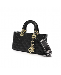 MARC ELLIS Borsa a mano Flat Missy Nanette Donna Nero Oro lucido FLAT MISSY NANETTE-BLACK-LIGHT GOLD