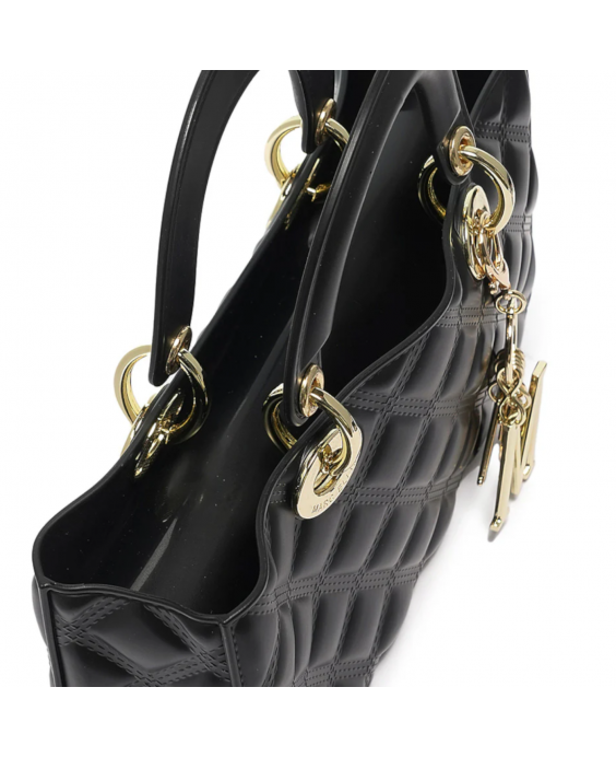 MARC ELLIS Borsa a mano Flat Missy Nanette Donna Nero Oro lucido FLAT MISSY NANETTE-BLACK-LIGHT GOLD