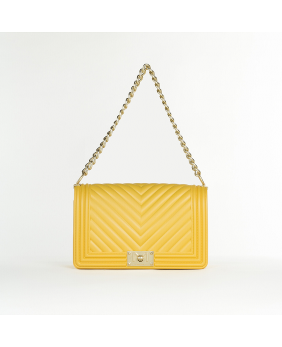 MARC ELLIS Borsa a mano Flat M Donna Giallo Oro opaco FLAT M_DARK YELLOW-OFF GOLD