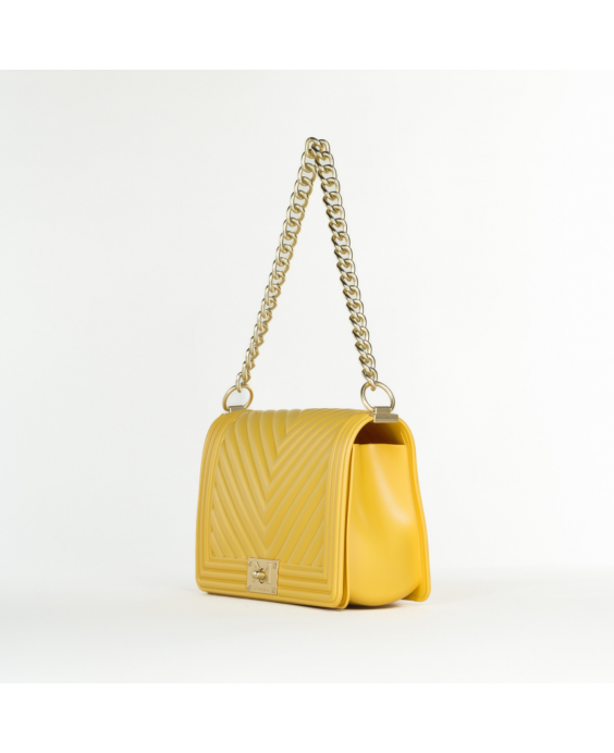 MARC ELLIS Borsa a mano Flat M Donna Giallo Oro opaco FLAT M_DARK YELLOW-OFF GOLD