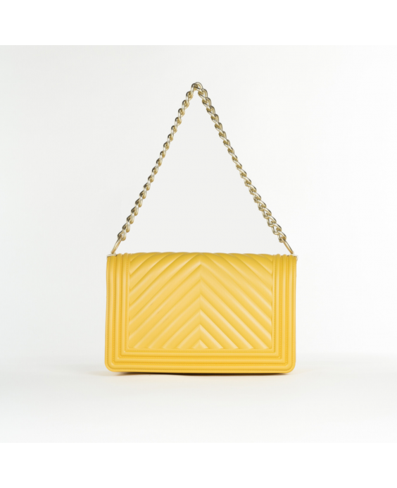 MARC ELLIS Borsa a mano Flat M Donna Giallo Oro opaco FLAT M_DARK YELLOW-OFF GOLD