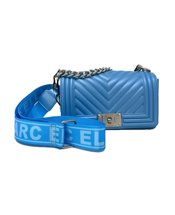 MARC ELLIS Borsa a mano Flat M Donna Blu nordico Argento opaco FLAT M_NORSE BLUE-OFF SILVER