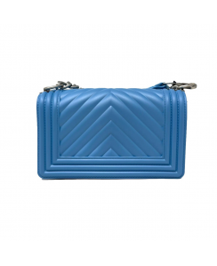 MARC ELLIS Borsa a mano Flat M Donna Blu nordico Argento opaco FLAT M_NORSE BLUE-OFF SILVER