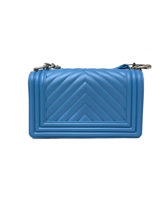 MARC ELLIS Borsa a mano Flat M Donna Blu nordico Argento opaco FLAT M_NORSE BLUE-OFF SILVER