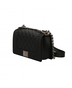 MARC ELLIS Borsa a tracolla Flat Penka S Donna Nero Argento satinato FLAT PENKA S_BLACK-BRUSH CDF