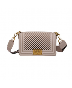 MARC ELLIS Borsa a tracolla Flat S Ball Donna Grigio pietra Oro FLAT S BALL_24-STONE-LIGHT GOLD