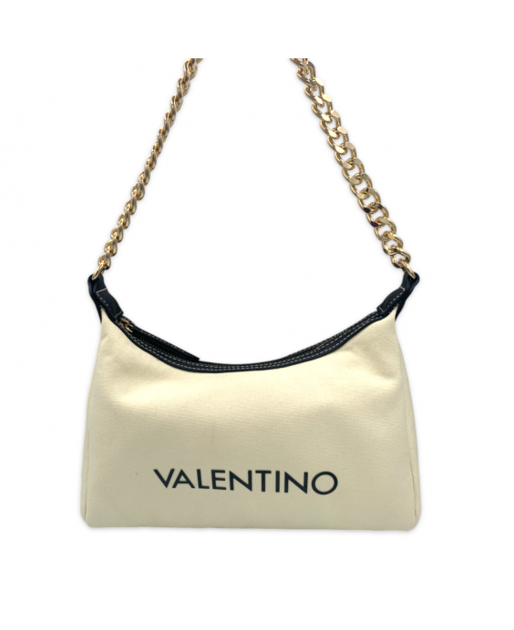 MARIO VALENTINO Borsa a mano Leith Re Donna Beige Nero VBS7QH03STD