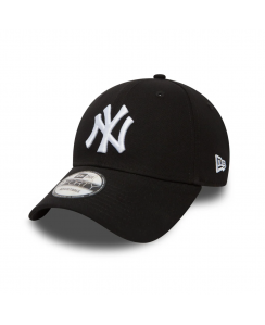 NEW ERA Cappello con visiera 9Forty New York Yankees Essential Unisex Nero Bianco 10531941