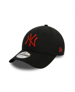 NEW ERA Cappello con visiera 9Forty New York Yankees League Essential Unisex Nero Rosso 60565099