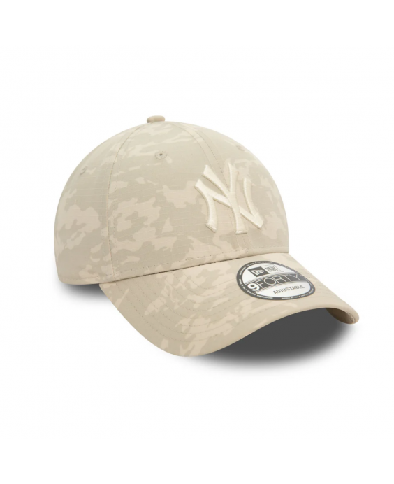 NEW ERA Cappello con visiera 9Forty New York Yankees Camo All Over Print Unisex Beige 60565346