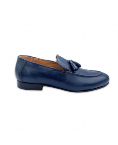 PAT CALVIN Mocassino con decorazione Uomo Blu navy 1513 COW SOFTY_NAVY