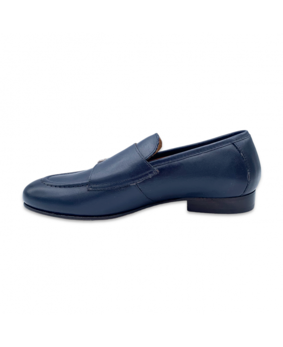 PAT CALVIN Mocassino con fibbie Uomo Blu navy 2002 COW SOFTY_NAVY