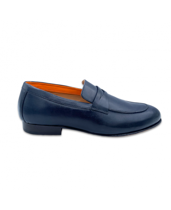 PAT CALVIN Mocassino Uomo Blu navy 2023 COW SOFTY_NAVY