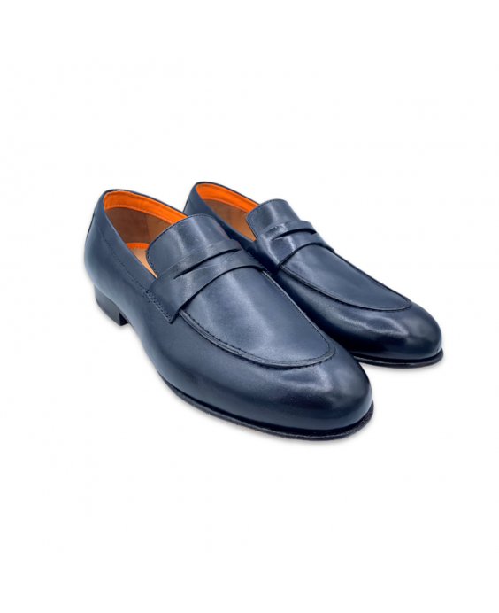 PAT CALVIN Mocassino Uomo Blu navy 2023 COW SOFTY_NAVY