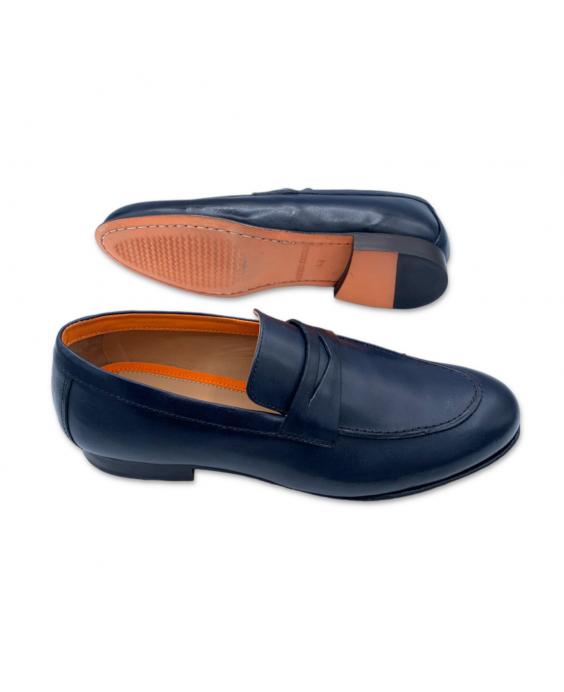 PAT CALVIN Mocassino Uomo Blu navy 2023 COW SOFTY_NAVY