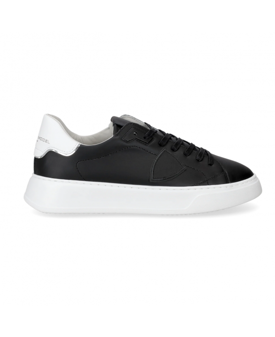 PHILIPPE MODEL Sneakers Temple Low Uomo Nero Bianco BTLU V002