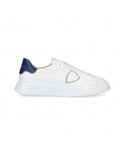 PHILIPPE MODEL Sneakers Temple Low Uomo Bianco Blu BTLU WX13