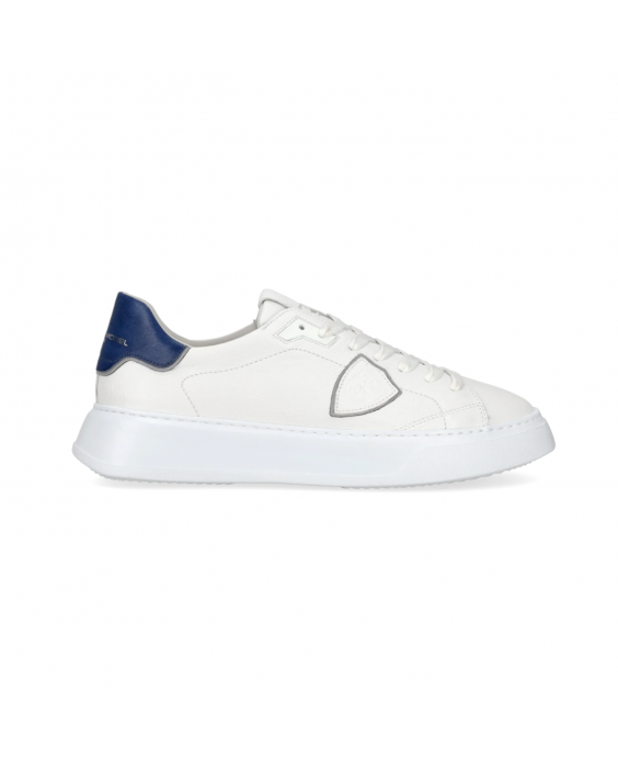 PHILIPPE MODEL Sneakers Temple Low Uomo Bianco Blu BTLU WX13