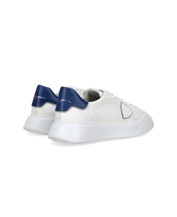 PHILIPPE MODEL Sneakers Temple Low Uomo Bianco Blu BTLU WX13