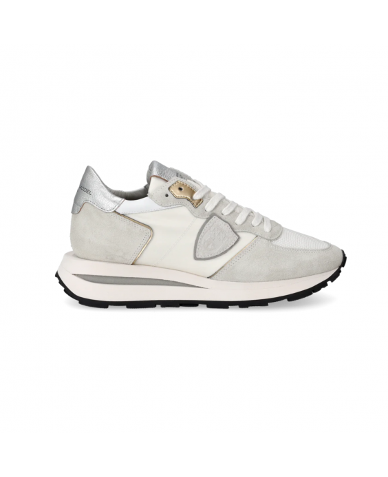 PHILIPPE MODEL Sneakers Tropez Haute Low Donna Bianco TKLD W003