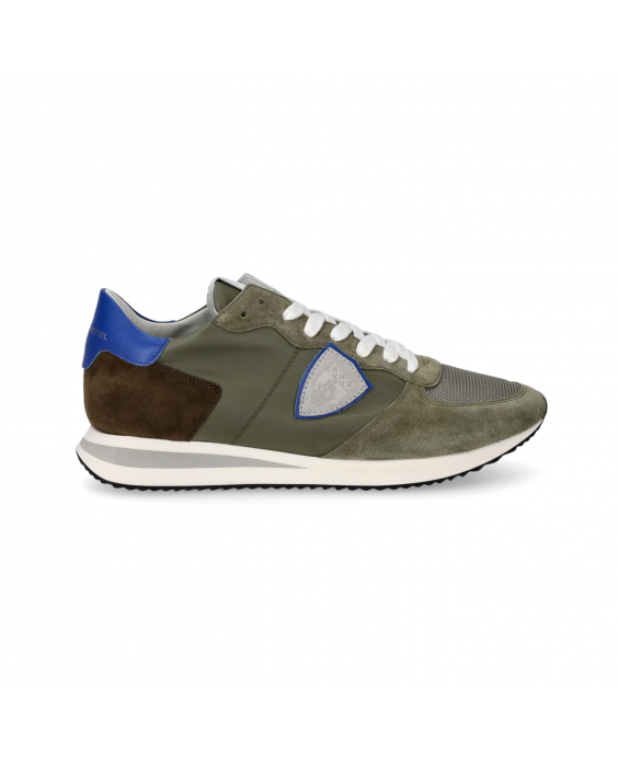 PHILIPPE MODEL Sneakers Tropez Low Uomo Militare Bluette TZLU W106