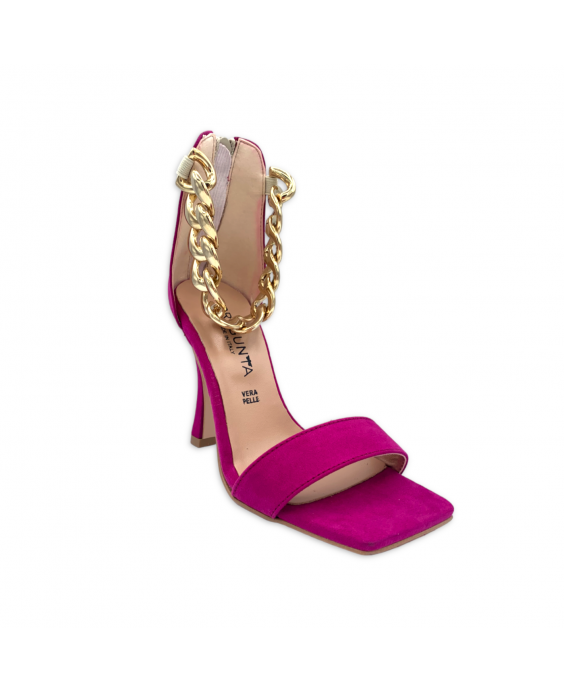 PREGUNTA Sandalo con tacco Donna Fucsia IC439509C_002