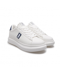 REFRIGUE Sneakers Smoky Uomo Bianco Blu navy MSS24-8002