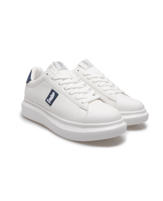 REFRIGUE Sneakers Smoky Uomo Bianco Blu navy MSS24-8002