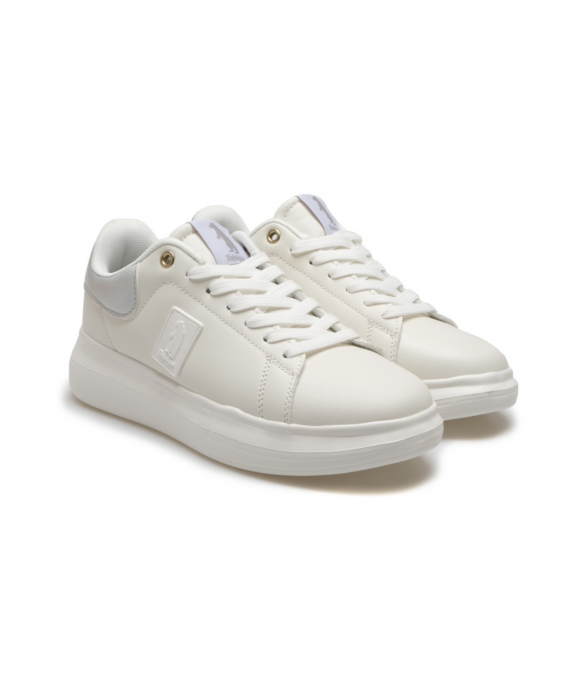 REFRIGUE Sneakers Donna Bianco Argento OLYMPIC 105W