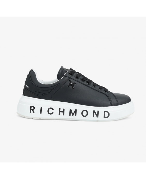 JOHN RICHMOND Sneakers Leather Uomo Nero 22204 CP - B