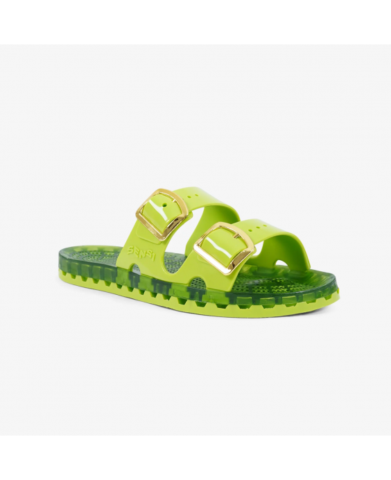 SENSI Ciabatta La Jolla Flamingo Unisex Lime 4151-FL_202