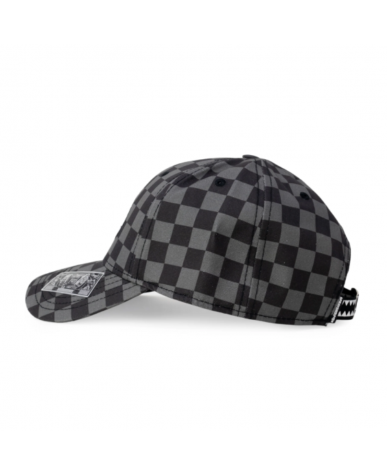 SPRAYGROUND Cappello con visiera Smooth Check Cap Uomo Grigio SP6628GREY