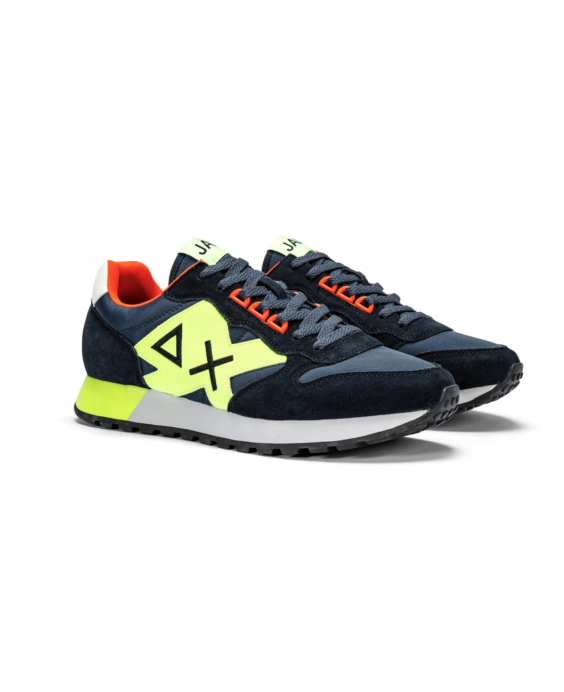 SUN68 Sneakers Jaki Fluo Uomo Blu navy Z34113