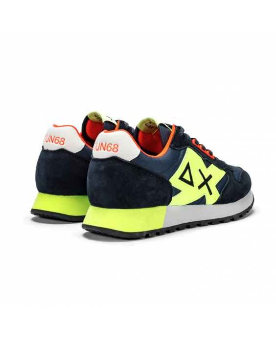 SUN68 Sneakers Jaki Fluo Uomo Blu navy Z34113