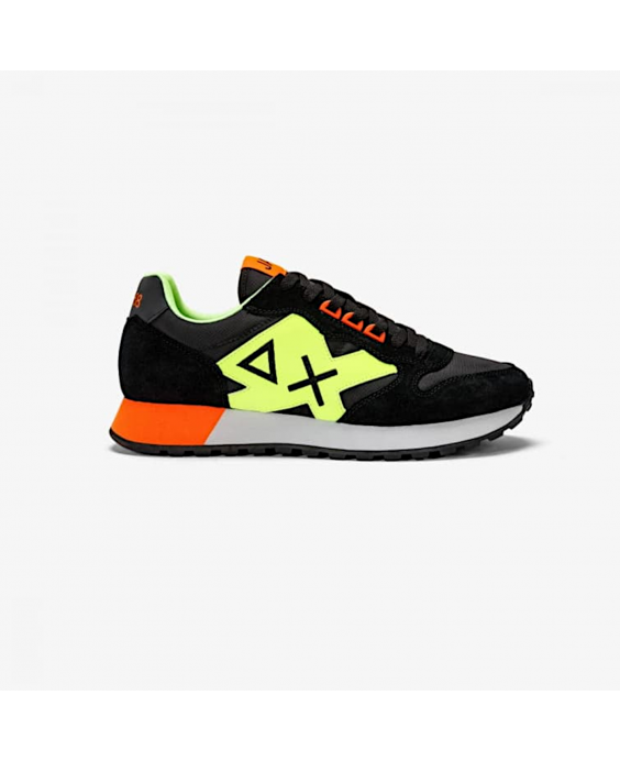 SUN68 Sneakers Jaki Fluo Uomo Nero Z34113