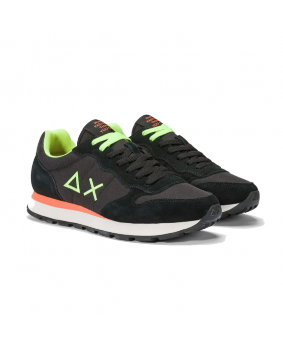 SUN68 Sneakers Tom Fluo Uomo Nero Z44102 - 11