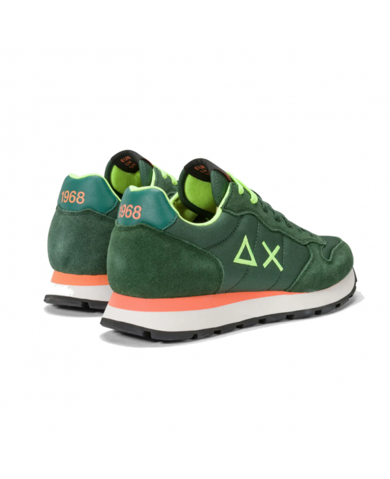 SUN68 Sneakers Tom Fluo Uomo Verde Scuro Z44102 - 37