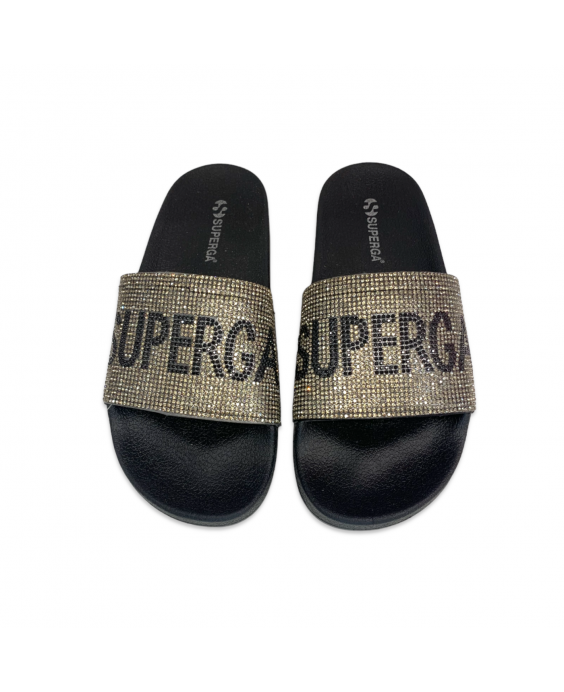 SUPERGA Ciabatta Donna Nero Bronzo S42S442-PD