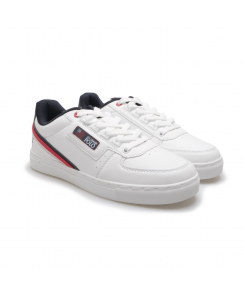 U.S. GRAND POLO Sneakers Melbourne Ltx Uomo Bianco Navy GPM328100 - 1032