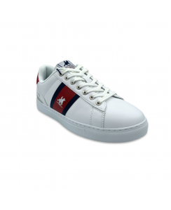 U.S. GRAND POLO Sneakers Berna Ltx Uomo Bianco Rosso GPM418115 - 1052