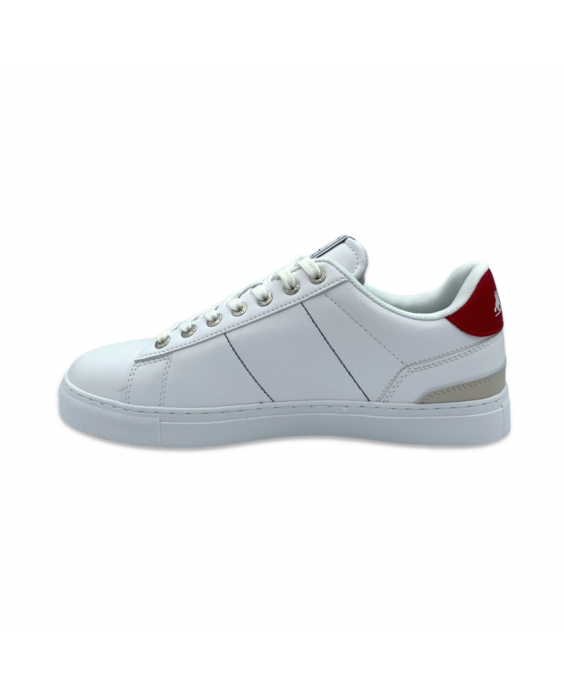 U.S. GRAND POLO Sneakers Berna Ltx Uomo Bianco Rosso GPM418115 - 1052